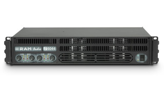 Ram Audio S 6044 X OVER Amplificador de PA 4 x 1480 W 4 Ohmios con Módulo procesador analógico