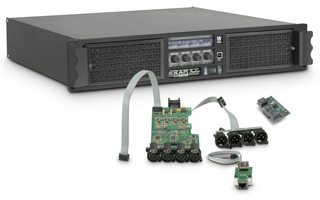 Ram Audio W 9044 DSP E AES Amplificador de PA 4 x 2200 W 4 Ohmios con Módulo DSP con Entrada dig