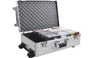 ROADINGER CD Case polished 120 CDs with Trolley