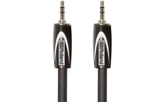 Roland RCC53535 Cable serie Black minijack estéreo a minjack estéreo 1.5 m
