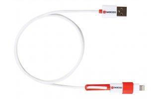 2 in 1 Charge 'n Sync cable with Micro USB & Lightning connector