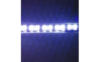 Tira de LED 12V 140 auto-programas 32 LEDs 30cm blanco frío