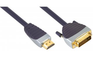 Imagenes de Cable de Vídeo Digital de HDMI® a DVI de Rendimiento de Primera Clase 1.0 m