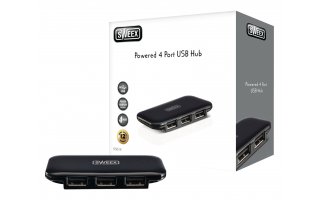 Sweex Concentrador USB de 4 puertos alimentado