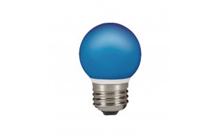 Lampara LED Esférica azul 0,5W