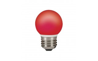 Lampara LED Esférica rojo 0,5W