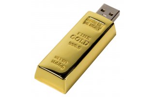 Memoria flash lingote oro 8GB