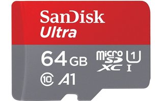 SanDisk Ultra microSDHC UHS-I 64GB + Adaptador SD
