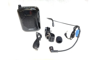 Sistema de audio portátil a batería litio 5W RMS - Bluetooth, Radio FM, Micro SD, Micro SD
