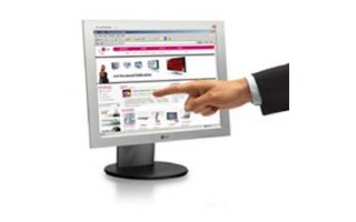 Imagenes de Monitor TFT LCD Lg 17" l1730sf, táctil, plata, altura regu