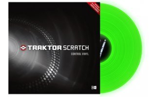 Traktor Scratch Vinyl - Fluorescente Verde