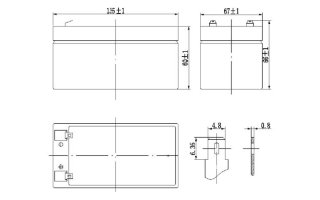 Imagenes de BATERÍA DE PLOMO-ÁCIDO 12V-3.3Ah