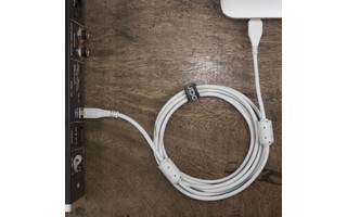 UDG Cable USB 2.0 A-B - Recto - Blanco - 1 Metro