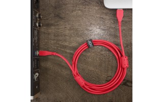 UDG Cable USB 2.0 A-B - Recto - Rojo - 1 Metro
