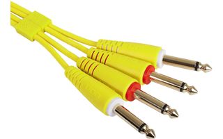 UDG Ultimate Audio Cable Set 6,3 Jack - 6,3 Jack Yellow Straight