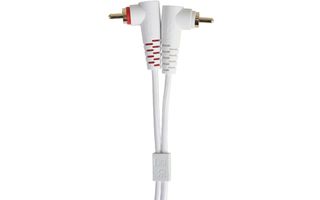 UDG Ultimate Audio Cable Set RCA Straight - RCA Angled White 3m