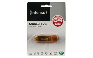 Intenso USB2.0 Flash Drive 64 GB Rainbow Line