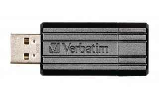 Lápiz de memoria USB 2.0 de 8 GB PinStripe negro