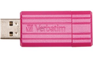 Lápiz de memoria USB 2.0 de 8 GB PinStripe rosa