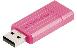 Lápiz de memoria USB 2.0 de 8 GB PinStripe rosa