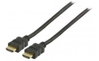 Cable HDMI de alta velocidad con conector HDMI Ethernet - conector HDMI de 5.00 m en color negro