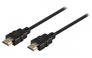 Cable HDMI de alta velocidad con conector HDMI Ethernet ? conector HDMI de 0.50 m en color negro