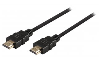 Cable HDMI de alta velocidad con conector HDMI Ethernet ? conector HDMI de 1.00 m en color negro