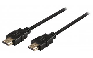 Cable de Alta Velocidad HDMI con Conector HDMI a Conector HDMI de 1,20 m en negro