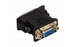 DVI - VGA adapter DVI-I 24+5-pin male - VGA female black