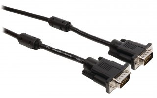 Cable VGA macho - VGA macho de 15,00 m en color negro