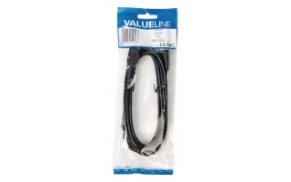 Cable USB 2.0 de A macho a A hembra de 2,00 m en negro