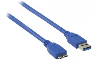 Cable USB 3.0 USB A Macho - Micro-USB B Macho de 5.00 m