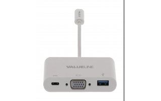 Adaptador de varios puertos de AV digital USB 3.1 C macho - C/VGA/A hembra de 0,20 m