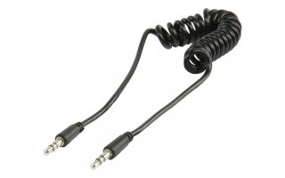 Cable de audio estéreo 3.5mm en espiral