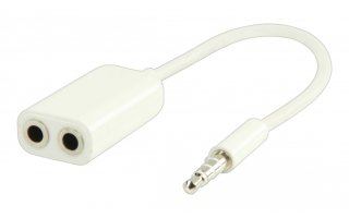 Cable divisor de audio estéreo 3.5mm