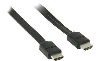 Cable plano HDMI de alta velocidad con Ethernet 2.00 m