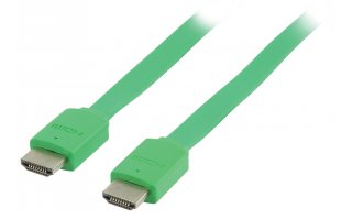 Cable plano HDMI de alta velocidad con Ethernet 2.00 m