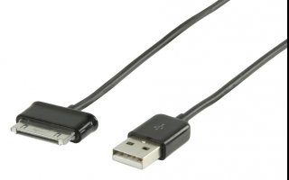 Cable de datos USB 2.0 A - Samsung Tab de 30 pines - 2M