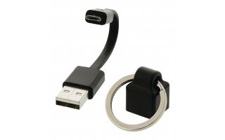 Cable adaptador USB 2.0 A macho - micro B macho 0,10 m negro
