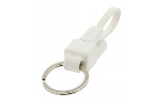 Cable adaptador USB 2.0 A macho - micro B macho 0,10 m blanco