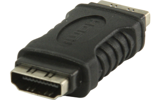 Acoplador HDMI con entrada HDMI - entrada HDMI en color negro
