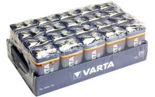 Varta VIMN4022 - Pack de 20 unidades Pila 9V