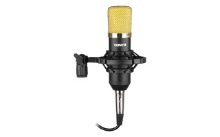 Vonyx CM400 Microfono de estudio de condensador negro/oro