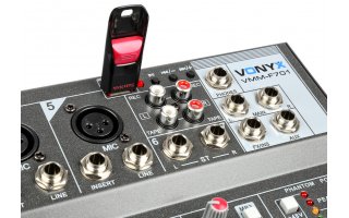 Vonyx VMM-F701 Mezclador Musico 7 canales