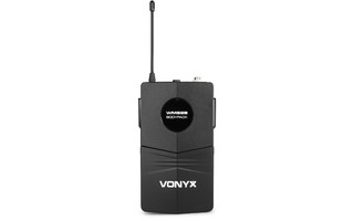 Vonyx WM82C Digital UHF 2-Channel Wireless Microphone Set with handheld & bodypack