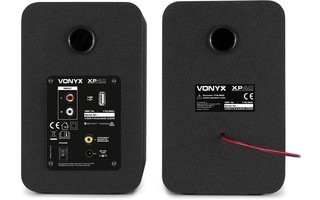 Vonyx XP40 Active Studio Monitors (Pair) 4” USB BT