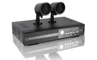 Juego de vigilancia multifunción: Videograbadora H.264 + 2 cámaras