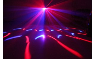 Ibiza Light Fury Strobe - Efecto LED 6x3 RGBA LED + Flash
