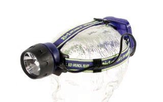 Imagenes de Linterna Frontal 2 en 1 con Bombilla Halógena y LED