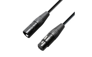 Adam Hall Cables Krystal Edition cable de Micro OCC de XLR hembra a XLR macho 1,5 metros